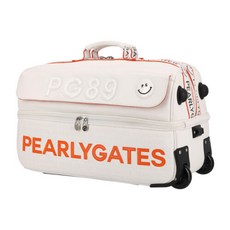 파리게이츠 파리게이츠백 KQF 521C1BG652_WH 여성 로고패턴 프린트 휠 보스턴 백, 00F