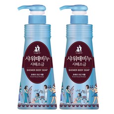 무궁화 샤워때비누 사해소금 바디솝 900ml X 2개