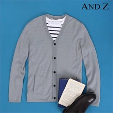 ZIOZIA 밀라노조직 브이넥 니트 가디건 BZX3EC1104