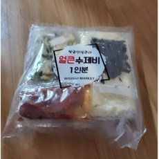 차돌짬뽕수제비밀키트