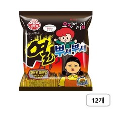 오뚜기 열 뿌셔뿌셔 화끈한 매운 맛, 12개, 90g