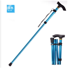 MORE초경량 등산 지팡이 스틱 호신용 장비 만능 지팡이 검, 옵션 2: 블랙(125cm)
