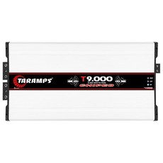 Taramps T 9.000 Chipeo 증폭기 2Ω 9000W RMS 1채널 차량용 오디오 피크 전력 11000W RMS 모노블록 앰프 모니터 레벨 리모콘과 호환 가능 1