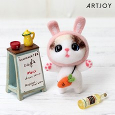 아트조이복숭아토끼