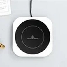커피 컵 가열 패드 휴대용 전기 플레이트 우유 히터 자동 전원, 8.220V square white, 1개