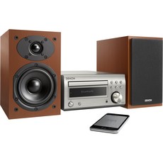 On 거실 스피커 Denon D M41 마이크로 시스템디지털 라디오DAB RDS 기능이 있는 FM 튜너 60W CD 플레이어 Bluetooth 빨간색 Q305234 - 데논시디플레이어