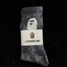 베이프양말일본 우편 가방 양말 원숭이 나염 안일 Bape 순면 남의 머리 수건 밑이다.