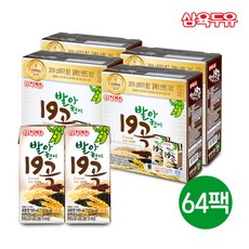 삼육두유 발아현미 19곡 두유, 190ml, 64개