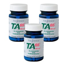TA65 텔로미어 텔로머라제 30캡슐 3병 T.A. Sciences