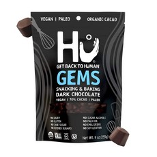 Hu 젬 스내킹 & 베이킹 다크 초콜릿, 1개, 255g