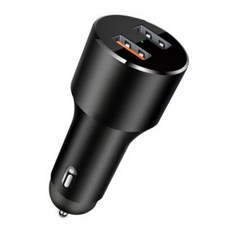 차량 시거잭 녹음기 1년 장시간 USB충전 64GB BA-C365, 기본, 블랙