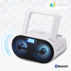 [인비오] CD-800BT 블루투스 CD플레이어 LED 이퀄라이저, 상세 설명 참조