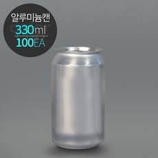 ECAN 알루미늄캔 330(330ml) 공캔 1박스(100개), 100개