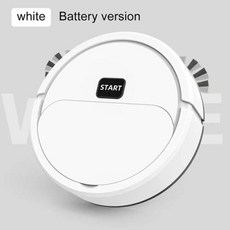 무선 로봇청소기 완전 자동 청소 진공 바닥 걸레질 가정용 미니 Lazybones 지능형 3 in 1 스위퍼, 2) Charging White, White Battery
