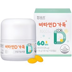 함소아 비타민D 1000IU 60p, 60정, 1개