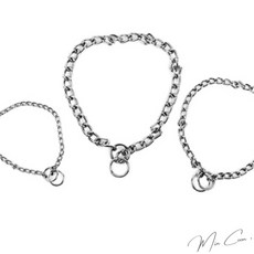 강아지 체인목줄 중형견목줄 강아지목줄, 2.0mm x 40cm, 1개