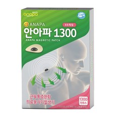 안아파 1300 60개 x 2박스 Anapa Magnetic Patch 1300 60 X 2, 2box
