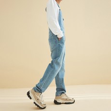 멜빵 Metersbonwe작업 바지 남성 2020뉴타입, T01-175/96A/L, C01-데님 라이트블루
