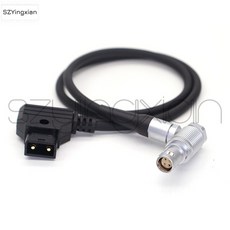 캐논 카메라 전원 케이블 배터리 D-TAP1B 4 핀 암 커넥터 C300 Mark2 II C200 C500 C400 1B4, [01] Straight cable, [10] 120cm