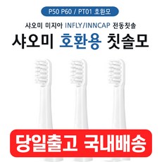 [국내] 샤오미 미지아 인플라이 호환모 P50 P60 INNCAP PT01 칫솔모 칫솔헤드, 샤오미 인플라이 인캡 호환모, 1개