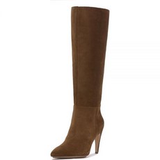 Vince Camuto 여성용 브리짓 와이드 카프 니하이 부츠 아이보리 멀티