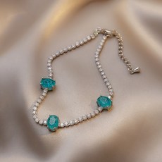 순금도넛하트목걸이팔찌세트