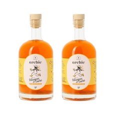 프랑스 Archie 아치 오가닉 마운틴 사과 사이다 비니거 식초 500ml 2팩, 2개