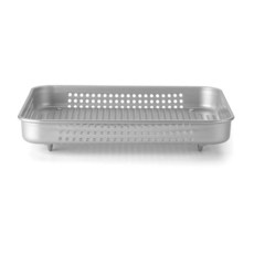 Cuisinart 논스틱 에어프라이어 바구니 TOA-60 TOA-65 ANS-TOA2528과 호환 실버, 1개