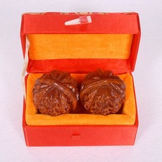 마사지볼 산가지 목조 핸드볼 중년 볼손바닥 안마볼 헬스볼 손지압공 핸드회전볼 산, 기본, T01-산가지 나무 40mm호두 장수 볼+삼중