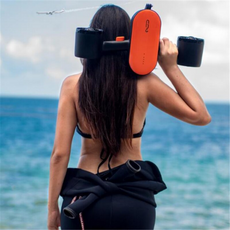 Camoro Sea Scooter 수중 스쿠버 기어 듀얼 프로펠러 Seascooter 스노클링 스쿠버 다이빙 바다 스쿠터 수상 스포츠 장비, 주황색