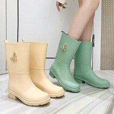 키높이롱레인부츠