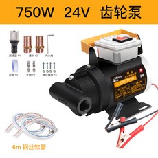 전동오일펌프12v 24v 220v 기름펌프 연료펌프, 24V[750W]세트5개