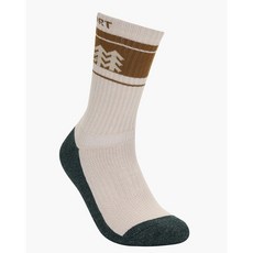 코오롱스포츠 겨울 등산양말 남녀공용 익스퍼트 리프레쉬 하이 브라운, 24