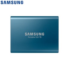 외장하드 데이터복구 맥북용 외장하드 SAMSUNG T5 외부 SSD USB3.1 노트북, CN, 500GB, 파란색