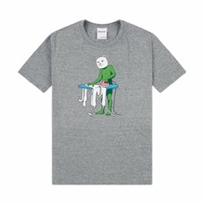 립앤딥 립앤딥 RND3545 프린팅 반팔 티셔츠 Laundry Day (Ash Heather)_W3N1