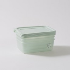JAJU 소프트싱싱 항균신선용기냉장 상온보관용_750mlx3개입_민트ㅡ185401