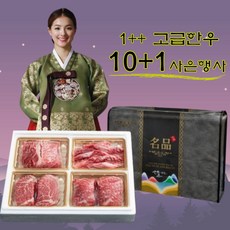 충북음성 투뿔 VVIP 한우 선물 세트 구이용, 1세트, 1.6kg