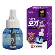 일양약품 모기리퀴드 골드 액체모기향 리필(90일) 모기/파리, 45ml, 1개