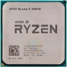 AMD 라이젠 5 2600X R5 3.6GHz 6코어 12스레드 CPU 프로세서 YD260XBCM6IAF 소켓 AM4 - 2600x