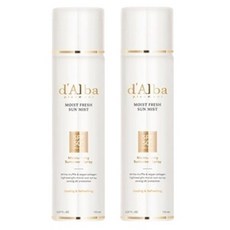 달바 화이트트러플 썬 스프레이 선 미스트 150ml 2개 자외선차단 SPF50+ PA++++ 미백 주름 콜라겐 탄력 비건 저자극 쿨링