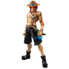 바리어블 액션 히어로즈 ONE PIECE 포트가스・D・에이스 약 18 cm PVC제 도장이 끝난 가동 피규어, 한개옵션0