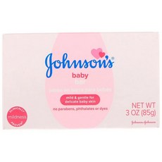 존슨앤존슨 베이비 바 소프 3oz(85g) Johnson ＆ Johnson Baby Bar Soap 3oz(85g), 단일상품