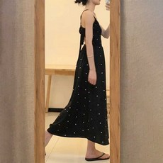 동남 아원피스 여행 롱 비치 여름 휴가룩 나시 여신
