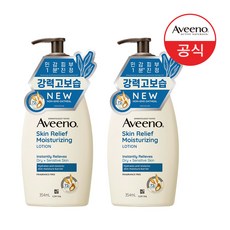 아비노 스킨릴리프 모이스춰라이징 바디로션, 354ml, 2개