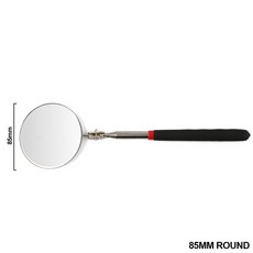 휴대용 조정 가능한 유연한 헤드 검사 거울 LED 조명 360 도 회전 자동 손 도구, 85mm round, 02 85mm round