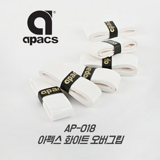 아펙스 APACS 오버그립 AP-018 배드민턴 화이트그립, 1box (60pcs)