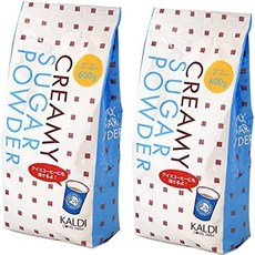 칼디 오리지널 커피 크리미 슈가 파우더 600g 2봉 세트, 상품선택, 2개