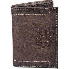 Levis 남성용 RFID Trifold Wallet-Sleek and 슬림 Includes Id Window and 신용카드 홀더 PROD1570010020