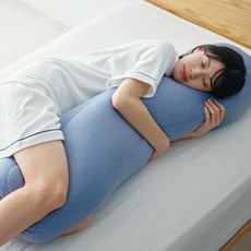 [무인양품] 시원한 냉감 안을 수 있는 베개 롱 쿠션 부드러운 136337