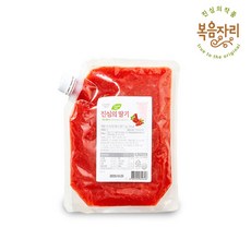 복음자리 진심의딸기 1kg/딸기청 딸기라떼, 진심의딸기 1kg+아이스박스